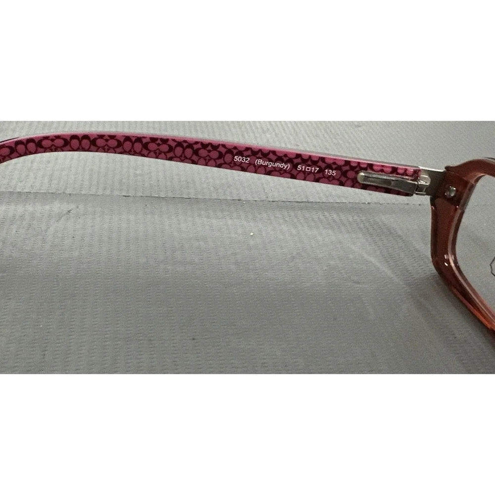 COACH Virginia 5032 Burgundy EYEGLASSES 51-17-135